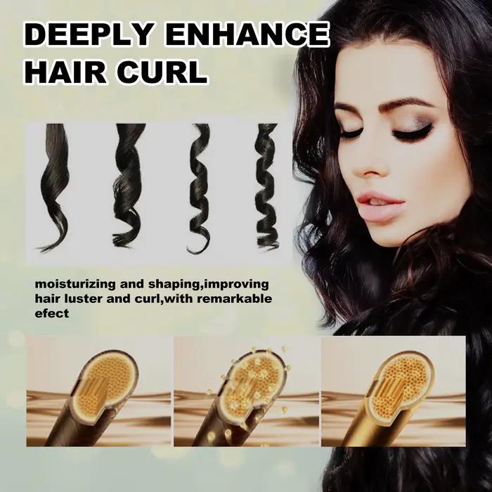 Cheveux bouclés marocains hydratants réparation élastique sécheresse endommagée lissage