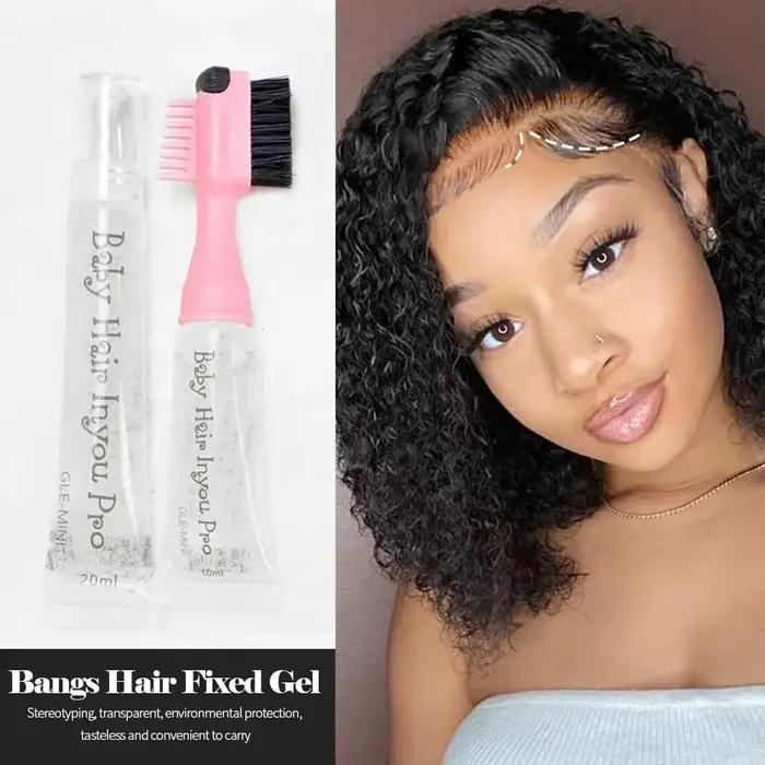 Gel coiffant pour cheveux avec brosse 3 en 1
