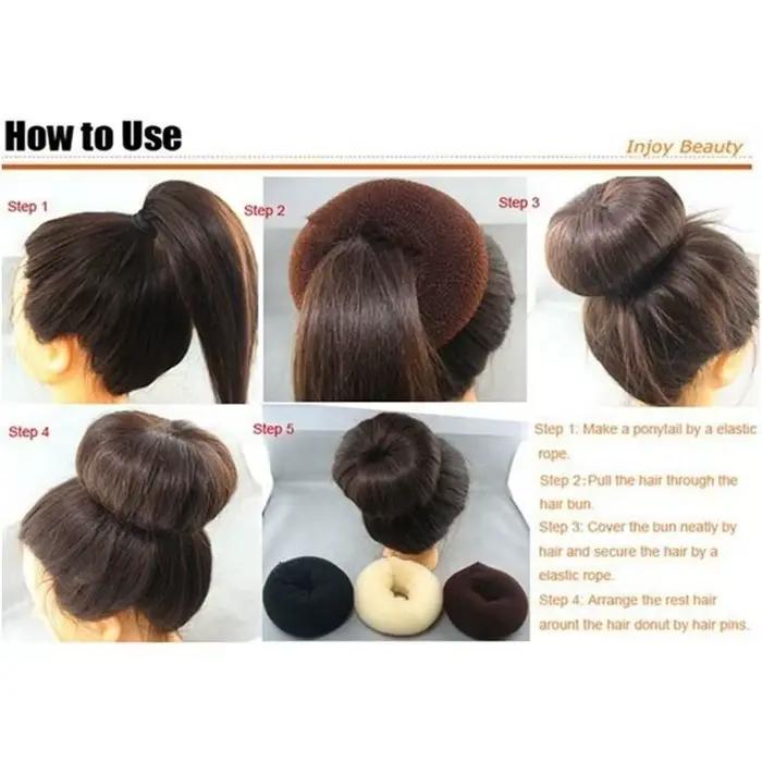 Grand chignon de cheveux de 14CM