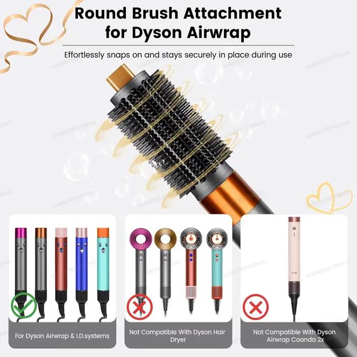 Brosse volumisante ronde améliorée de 38MM