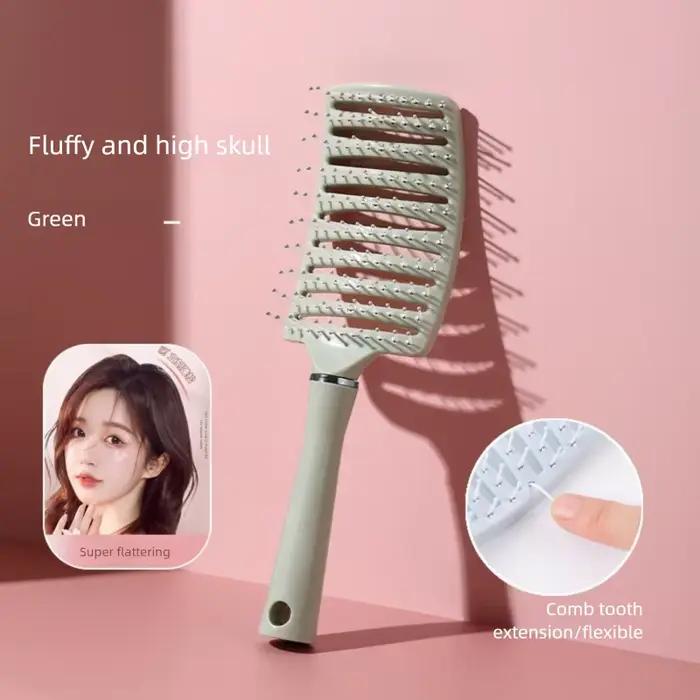 Brosse à cheveux moelleuse Anti-perte de cheveux