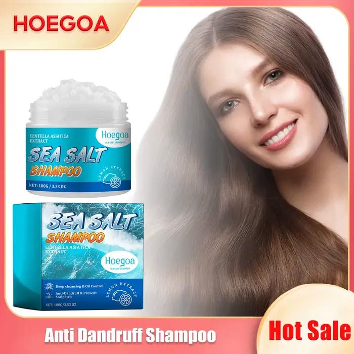 Shampooing anti-chute de cheveux au sel de mer