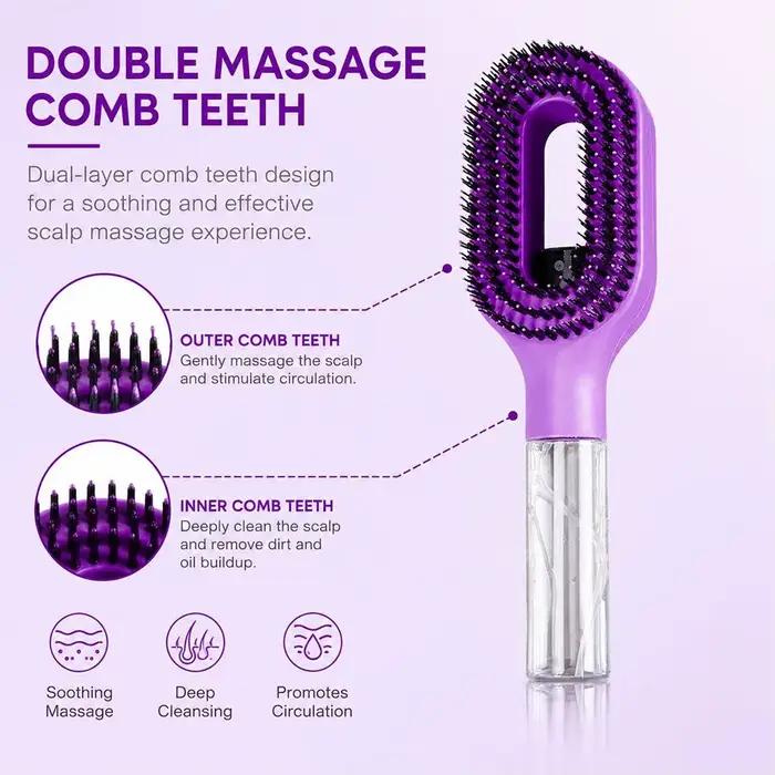 Peigne pulvérisateur d'huile essentielle pour cheveux
