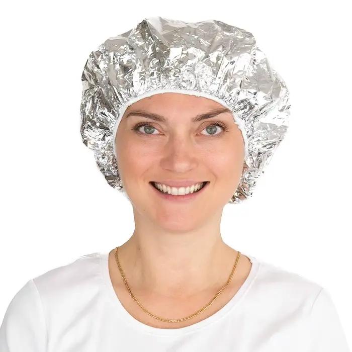 Bonnet de douche isolation thermique feuille d'aluminium chapeau d'isolation élastique