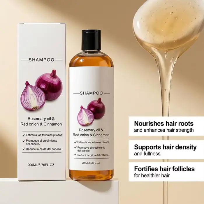 Shampooing à l'oignon rouge pour la croissance des cheveux - Anti-chute