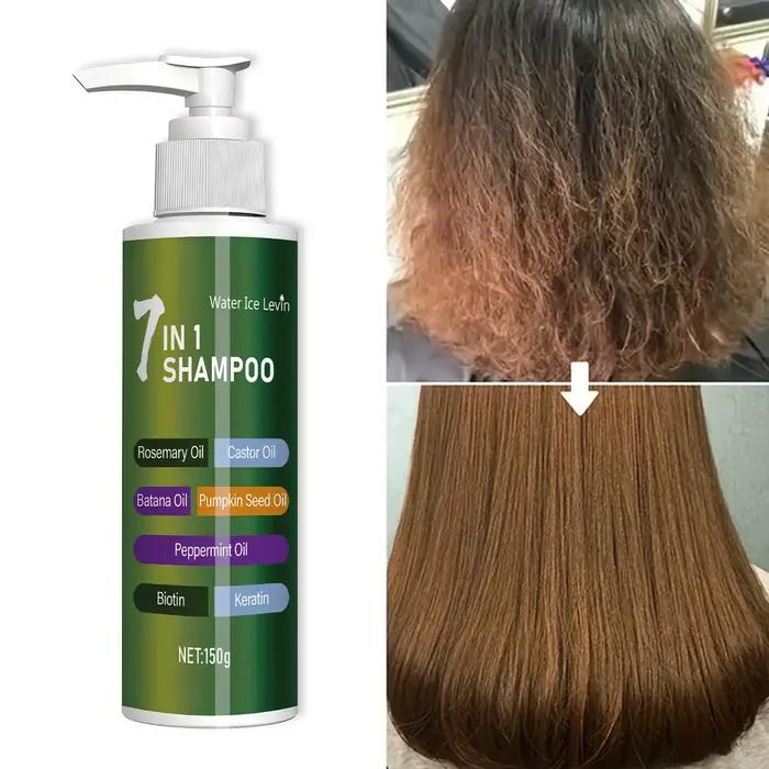Shampooing 7-en-1, riche en mousse et facile à rincer