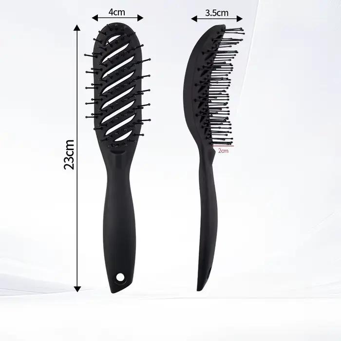 1 pièce Brosse à cheveux courbée ventilée pour le séchage