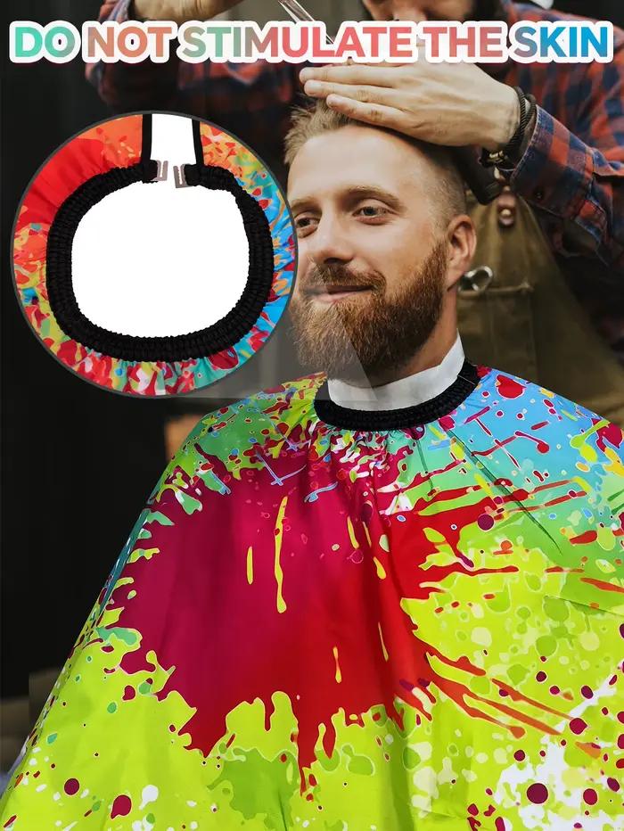 Cape de coupe de cheveux professionnelle-tablier de coiffure imperméable et antistatique