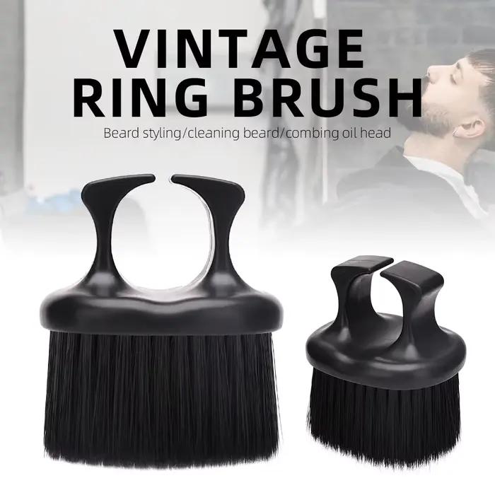 Coiffeur cou Duster brosses professionnel doigt brosse barbier coupe propre