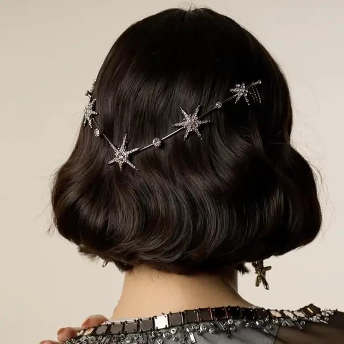 1 morceau d'accessoire pour cheveux Constellation Star adapté à toutes les saisons