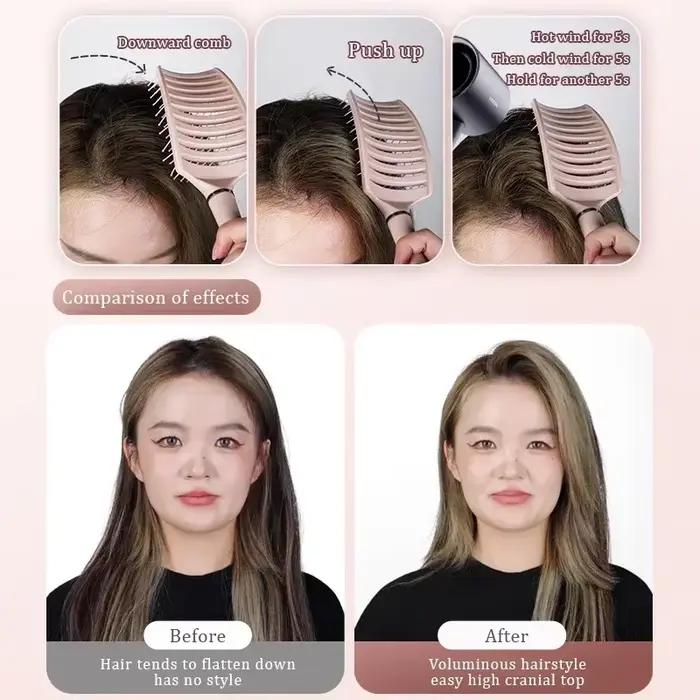 Brosse à cheveux de Massage à coussin d'air Anti-perte de cheveux-outil de coiffure moelleux pour tous les Types