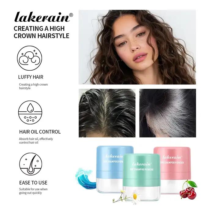 Poudre capillaire mate pour cheveux secs