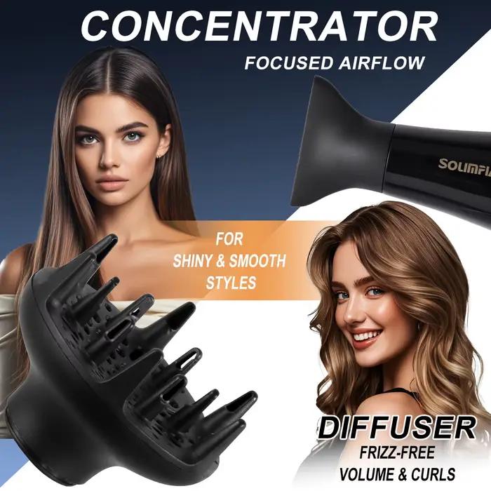 Sèche-cheveux professionnel à 6 niveaux