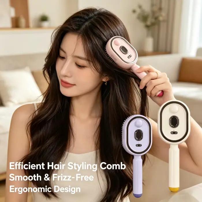 Brosse à cheveux électrique humide