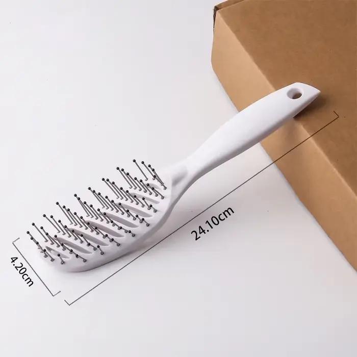 Brosse démêlante 9 rangées pour cheveux raides