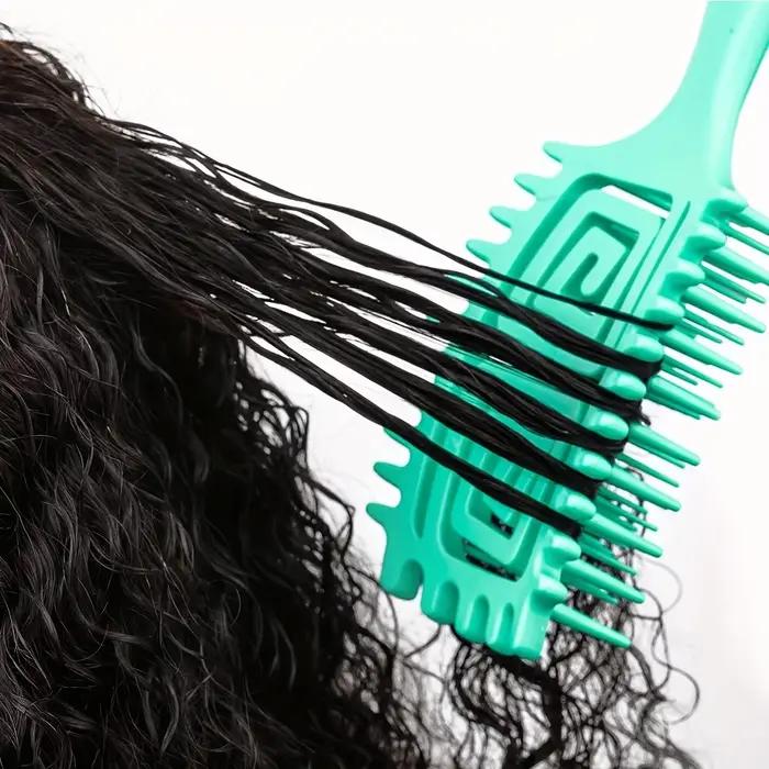 Brosse démêlante pour cheveux bouclés