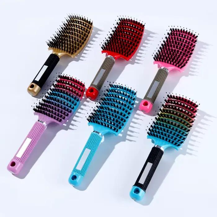 Brosse démêlante en poils et Nylon