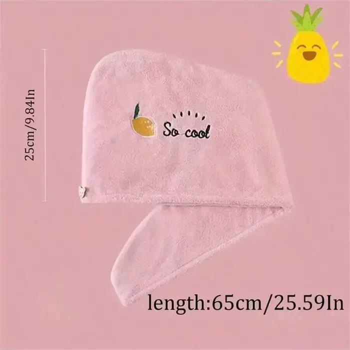 Bonnet de séchage de cheveux de Style brodé