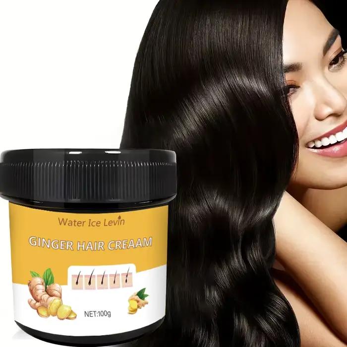 Crème capillaire parfumée au gingembre