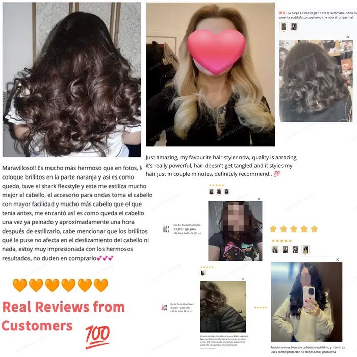 Sèche-cheveux à brosse à Air chaud 6 en 1
