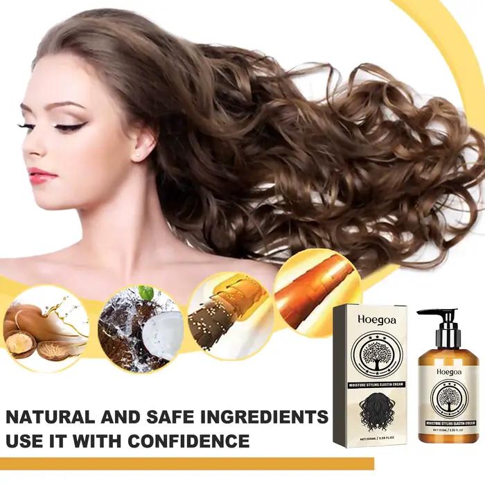 Cheveux bouclés marocains hydratants réparation élastique sécheresse endommagée lissage