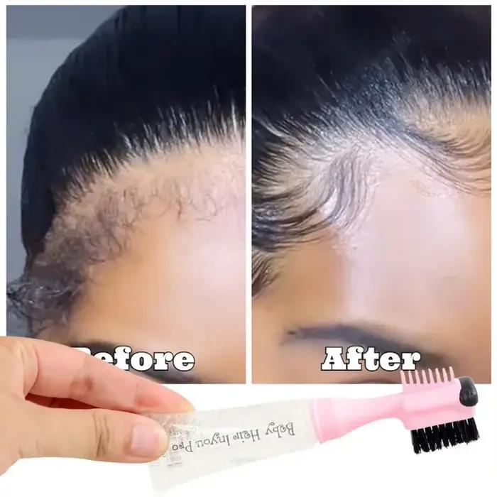 Gel coiffant pour cheveux avec brosse 3 en 1