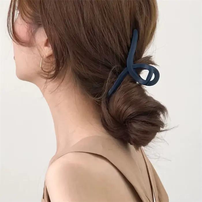 Barrettes à cheveux en acrylique pour femmes