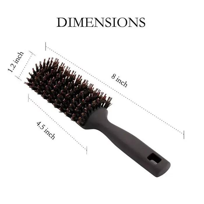Peigne en poils de sanglier doux anti-leges