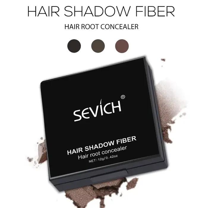 Sevich 12g ligne de cheveux poudre compacte imperméable brun foncé ombre