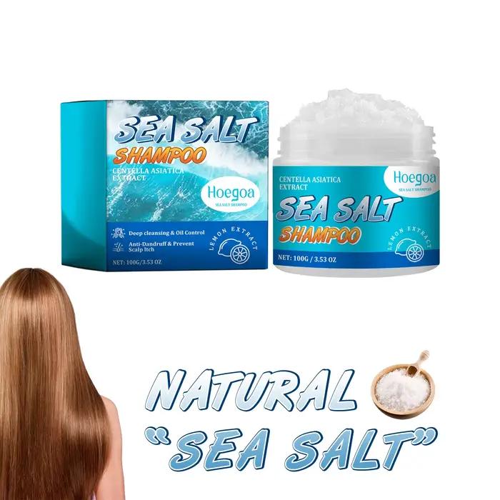 Shampooing anti-chute de cheveux au sel de mer