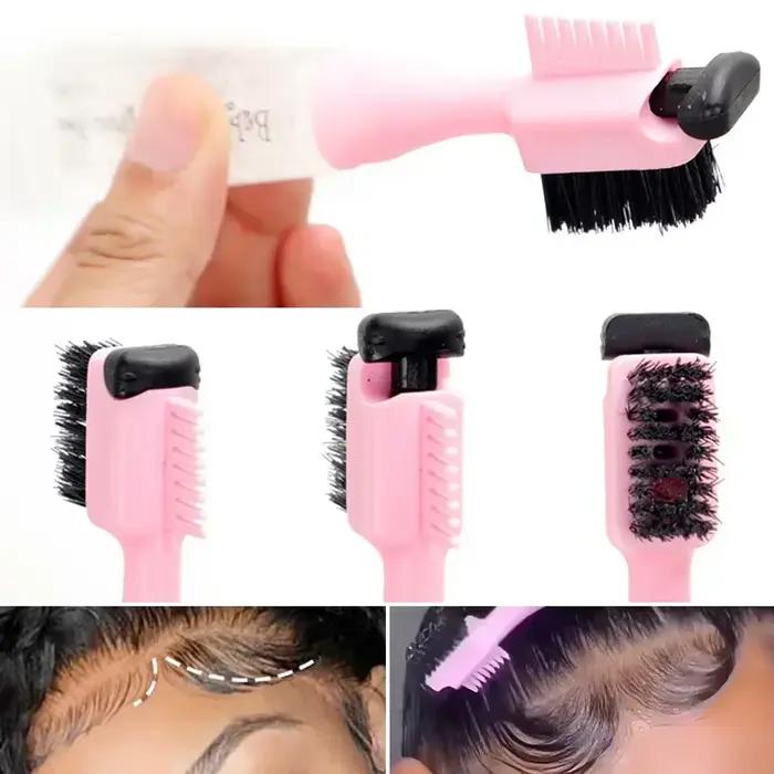 Gel coiffant pour cheveux avec brosse 3 en 1