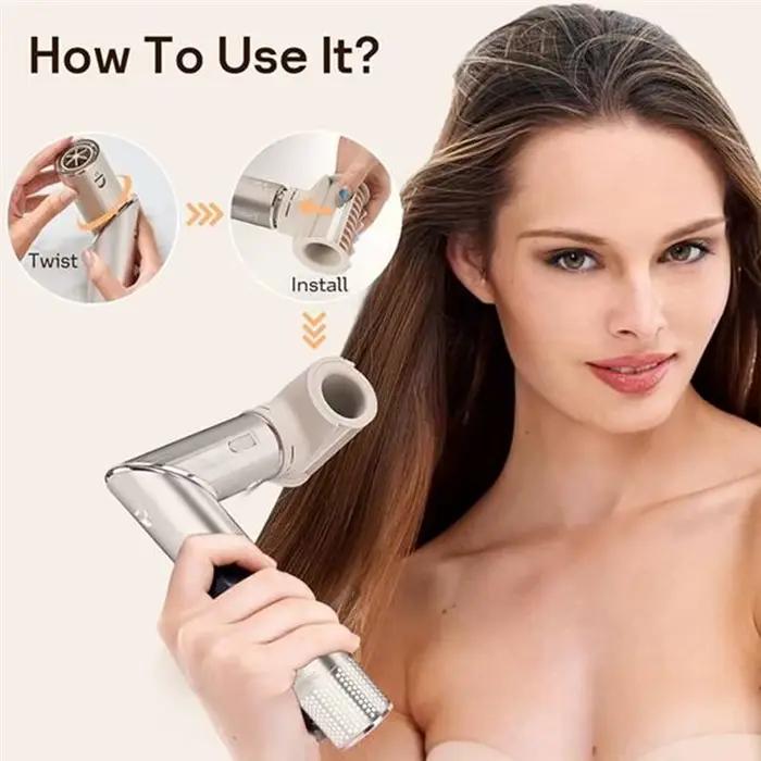 Buse Anti-vol et brosse à palette pour sèche-cheveux Shark Flexstyle