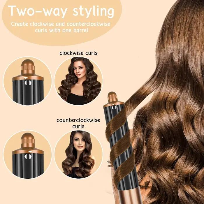 2PCS Curling Iron Set Professional Hair Styling Tools with 20mm And 40mm Barrels for Versatile Curls