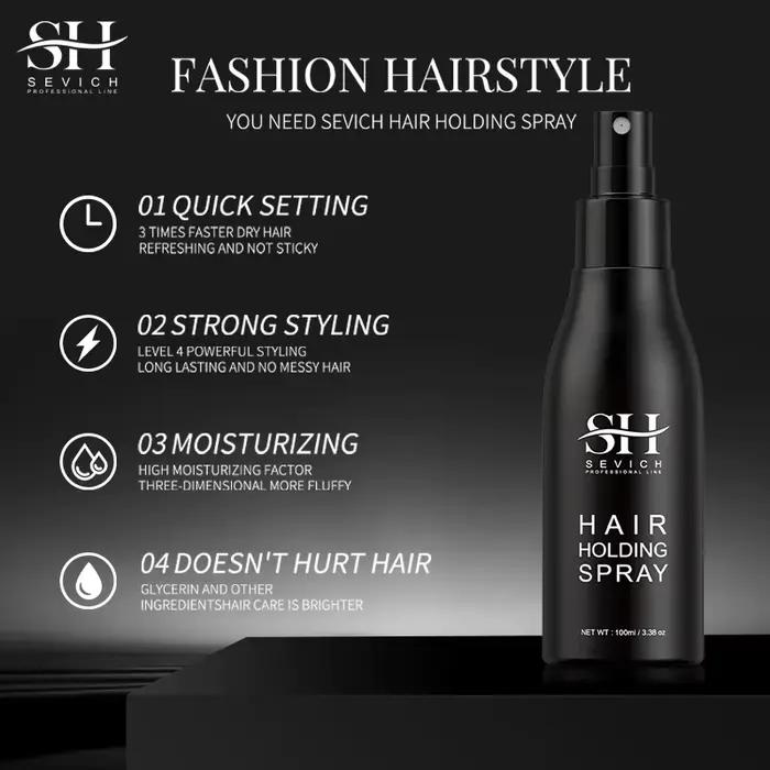 Sevich Spray coiffant pour cheveux hommes et femmes texturant modélisation Style améliorant le volumage épaissir