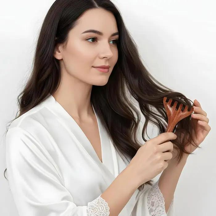 Peigne de massage Gua Sha pour la tête