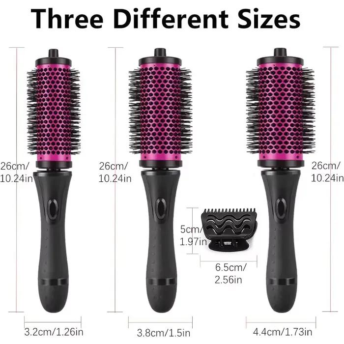 Ensemble de 6 brosses à cheveux pour boucler et donner du volume