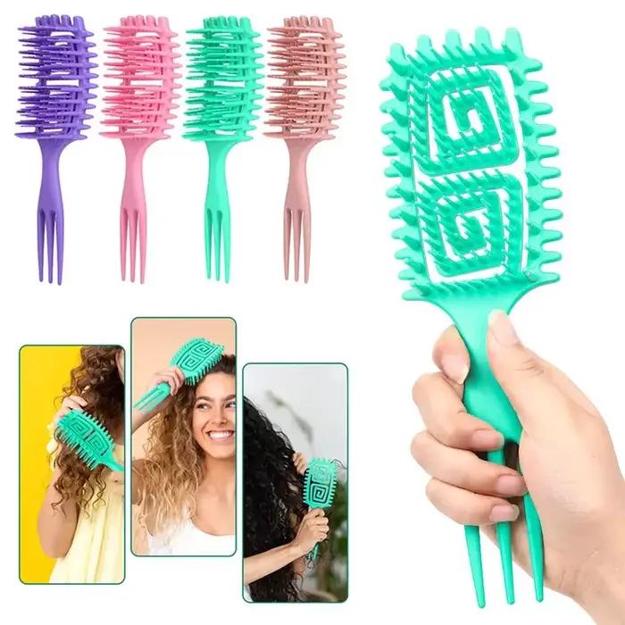 Brosse démêlante pour cheveux bouclés