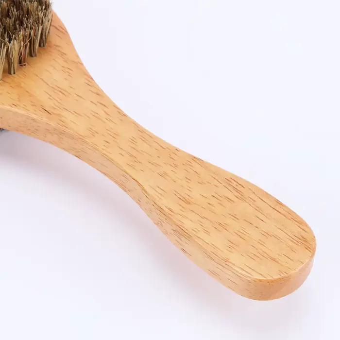 Brosse à cheveux en poils de sanglier