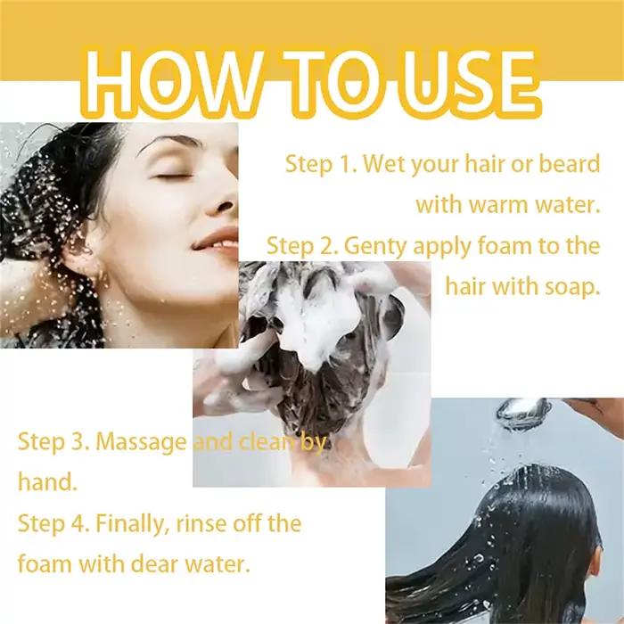 Shampooing solide au gingembre
