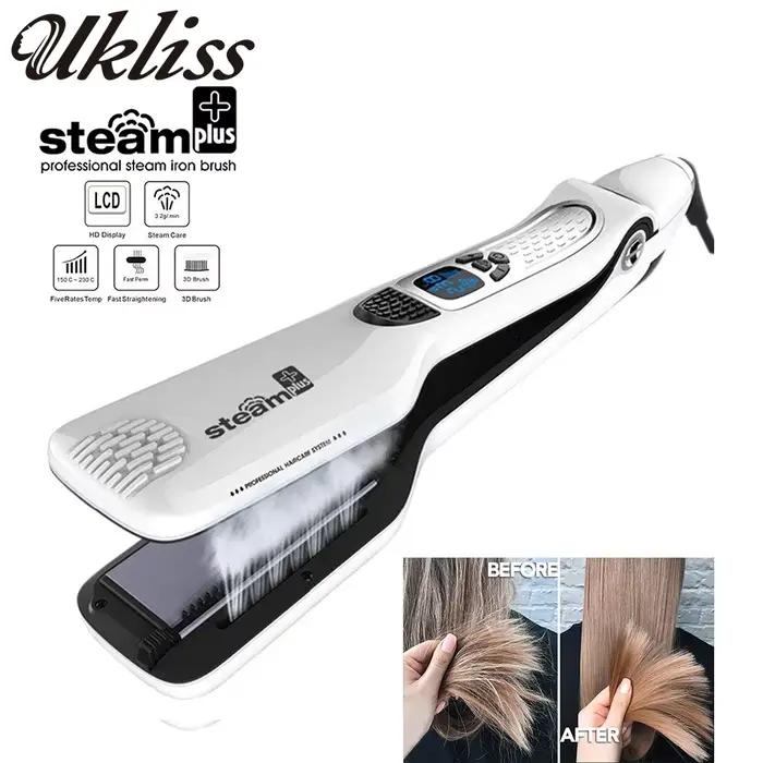 Brosse à lisser les cheveux à vapeur