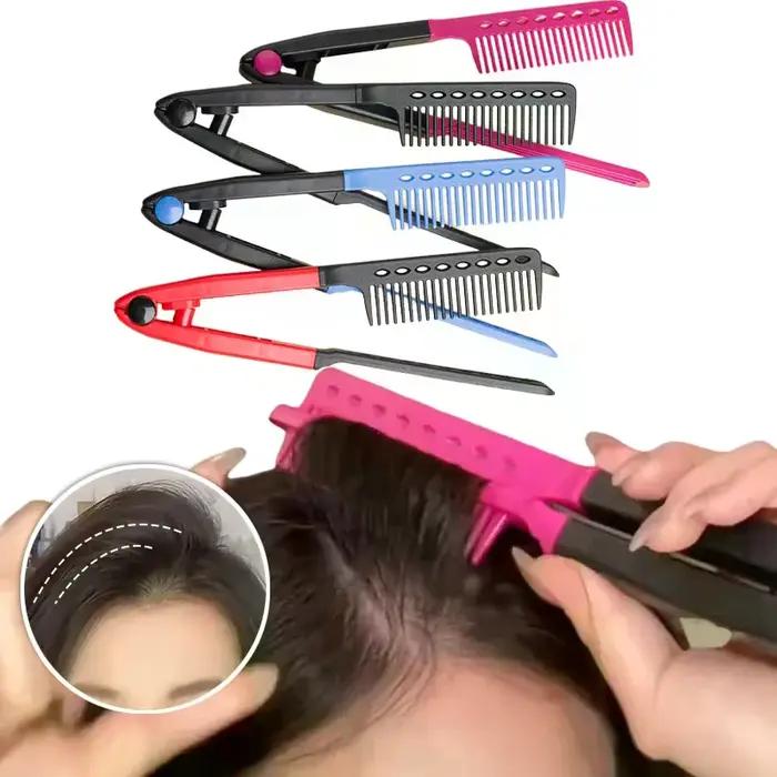 Brosse à lisser les cheveux de Type V