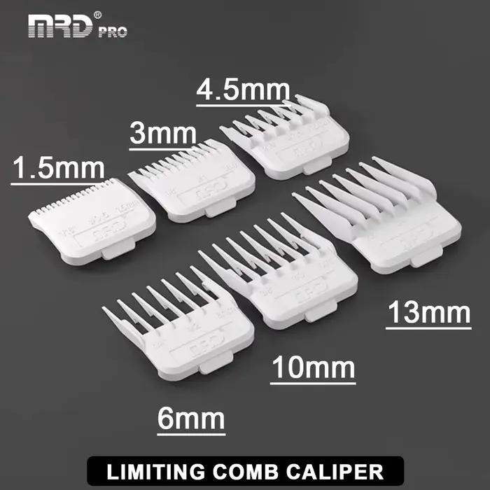 Peignes de coupe professionnels MRD 6 pièces 1