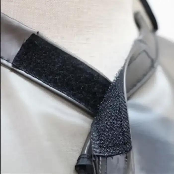 Collier de coupe de cheveux Cape de coloration imperméable tissu de barbier coiffure robe de teinture de cheveux Perm huile de cuisson Cape outil Cape de coupe de cheveux
