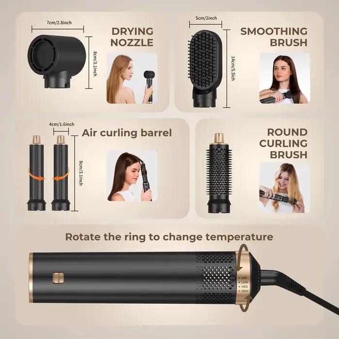 Sèche-cheveux multi-en-un