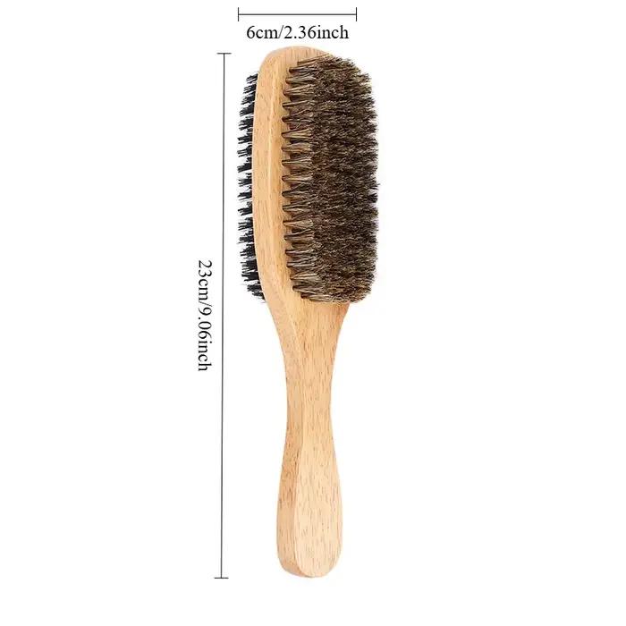 Brosse à cheveux en poils de sanglier