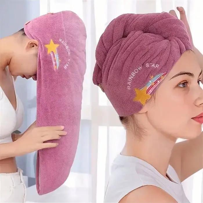 Bonnet de séchage de cheveux de Style brodé