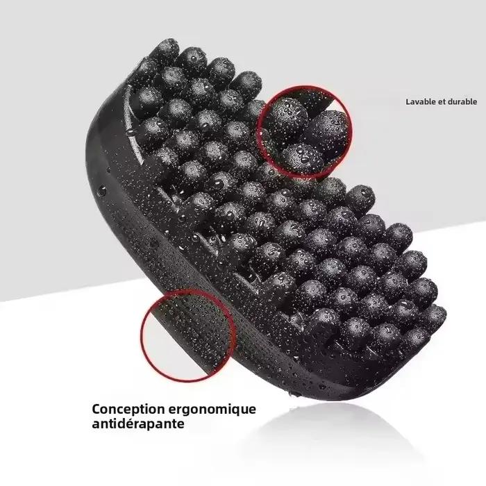 Brosse Éponge Professionnelle pour Cheveux Bouclés