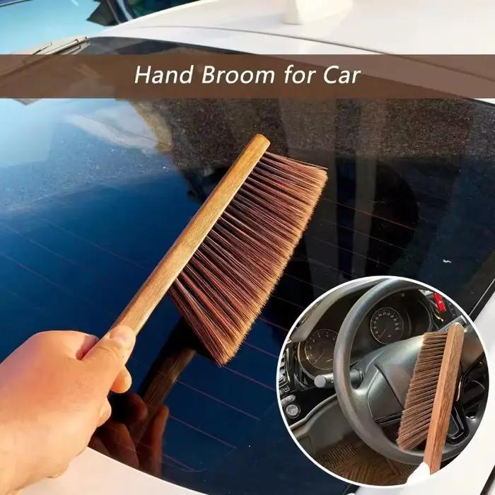 Brosse à poils en bois naturel