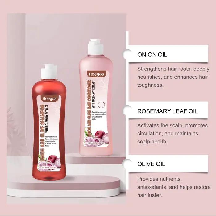 Ensemble de shampooing à l'oignon et au romarin