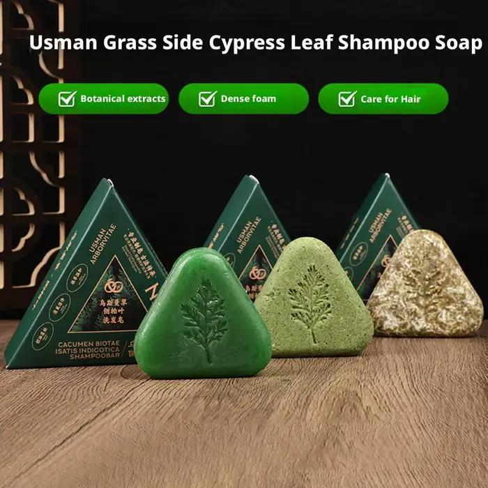 Savon Shampooing Solide aux Feuilles d'Arborevitaux : Combat Fortement les Pellicules